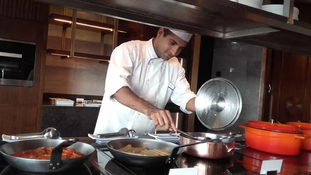 Our Indian chef Rohit