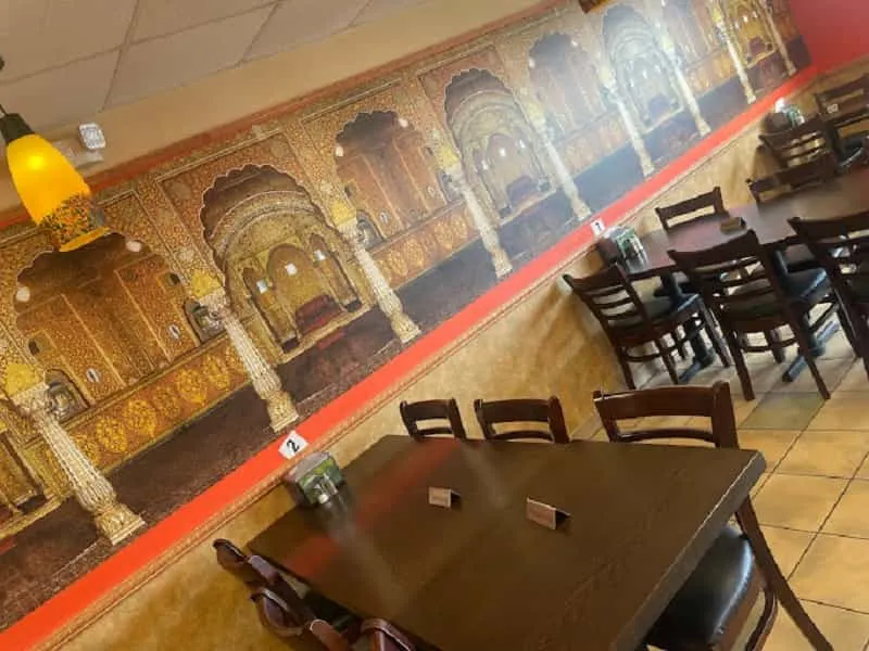 Indian Cuisine Restaurant Inside ambience